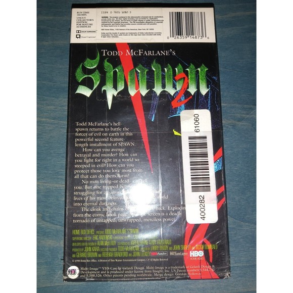 Todd McFarlane's Spawn 2 VHS - Picture 2 of 3